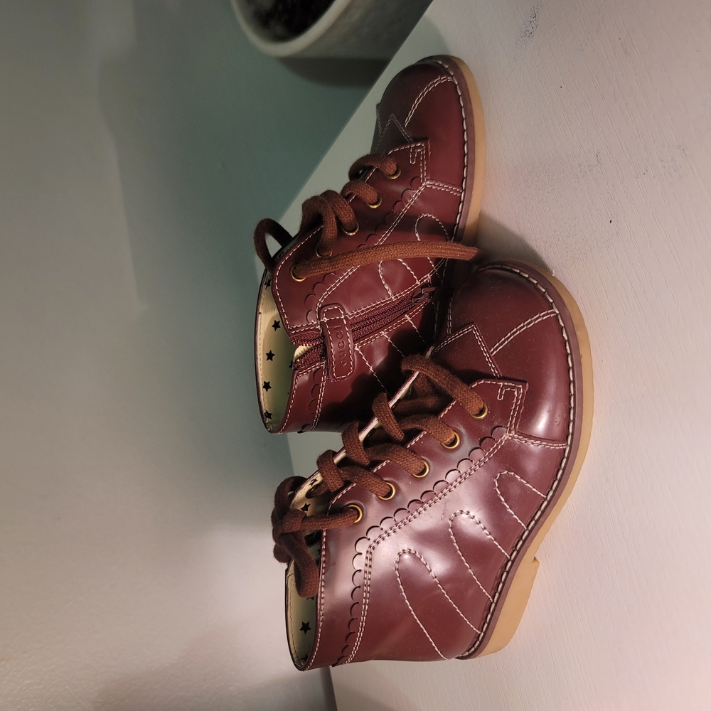Gucci Little Boy Brown Leather  Boots